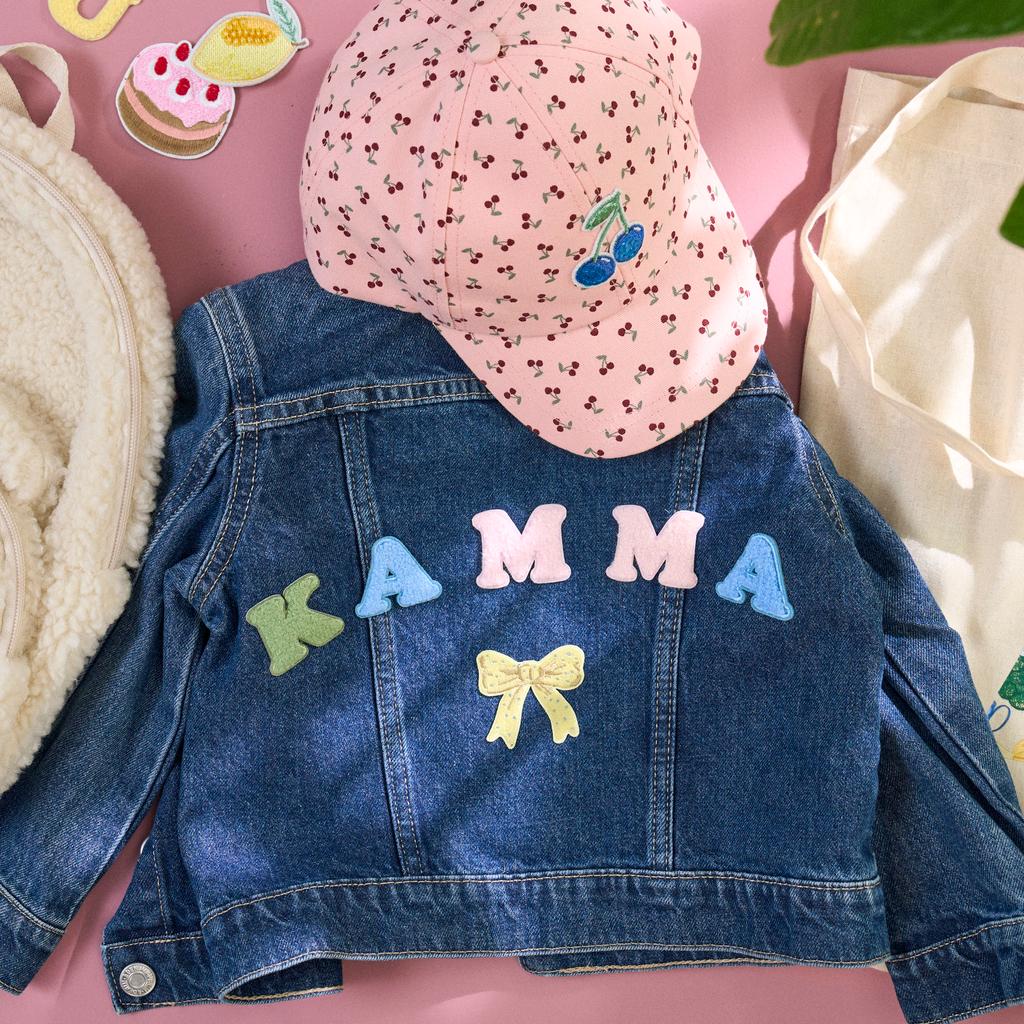 Strijk op Patches Letters 26st A-Z Alfabet Patches Rood DIY Motief Strijken op Of Naai Patches Appliques voor Jeans Jassen Rugzakken (Stijl 2