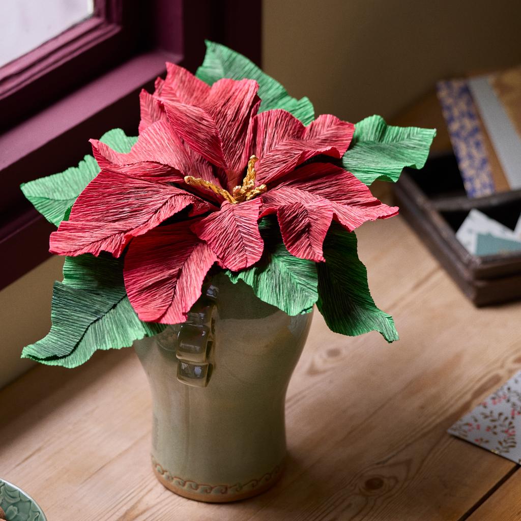 Basteln Mit Krepppapier Weihnachten
