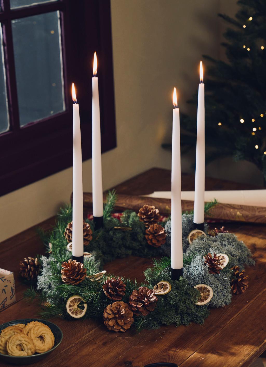 Weihnachtskranz mit Moos | DIY-Projekt