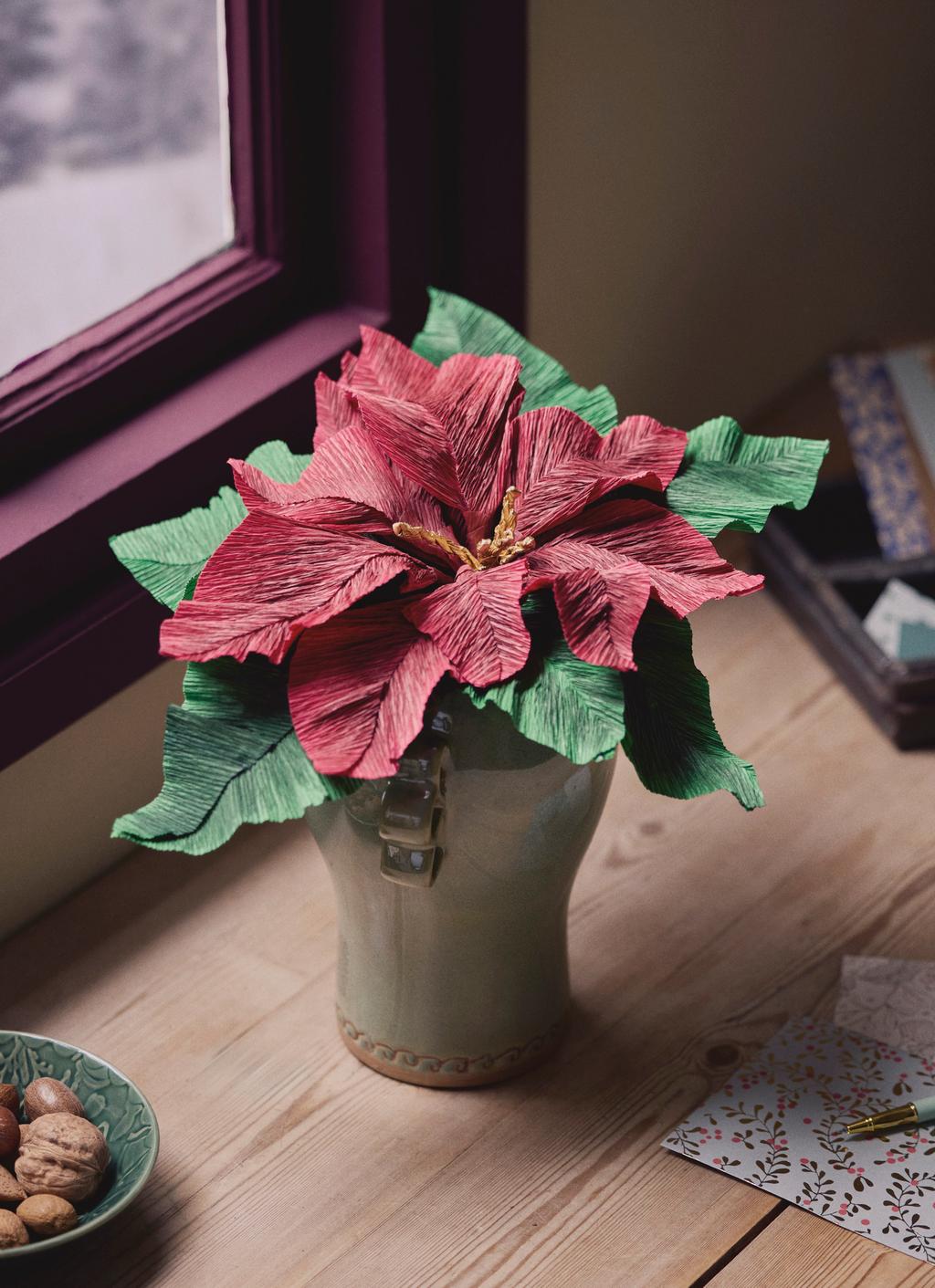 Weihnachtsstern aus Krepppapier | DIY-Projekt | Sstrene Grene