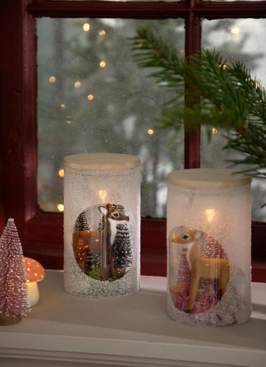 Petit Vase En Verre Déco Noël – Occasion Bon état, Idéal Pour Les Fêtes