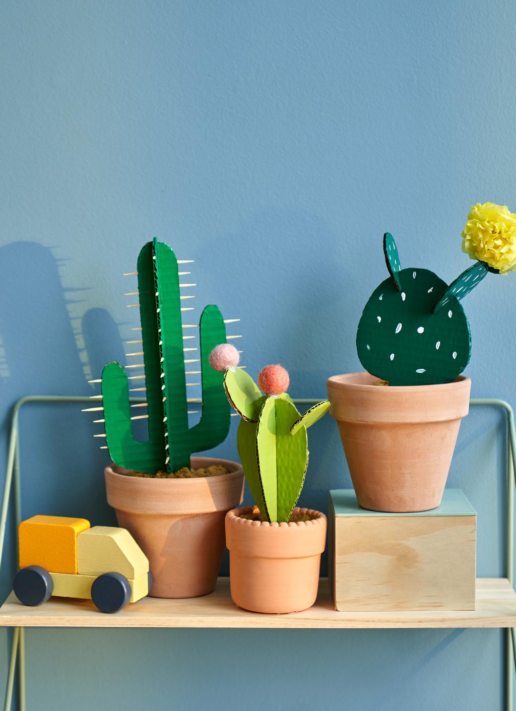 Kakteen aus Pappe | DIY-Projekten | Sstrene Grene