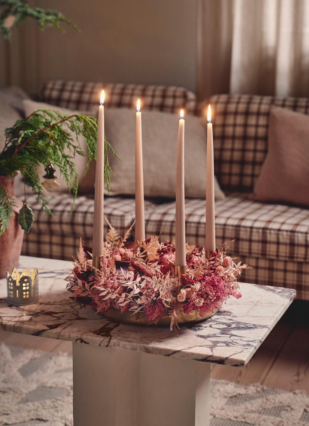 Farbenfrohe Adventsdeko | DIY-Projekt