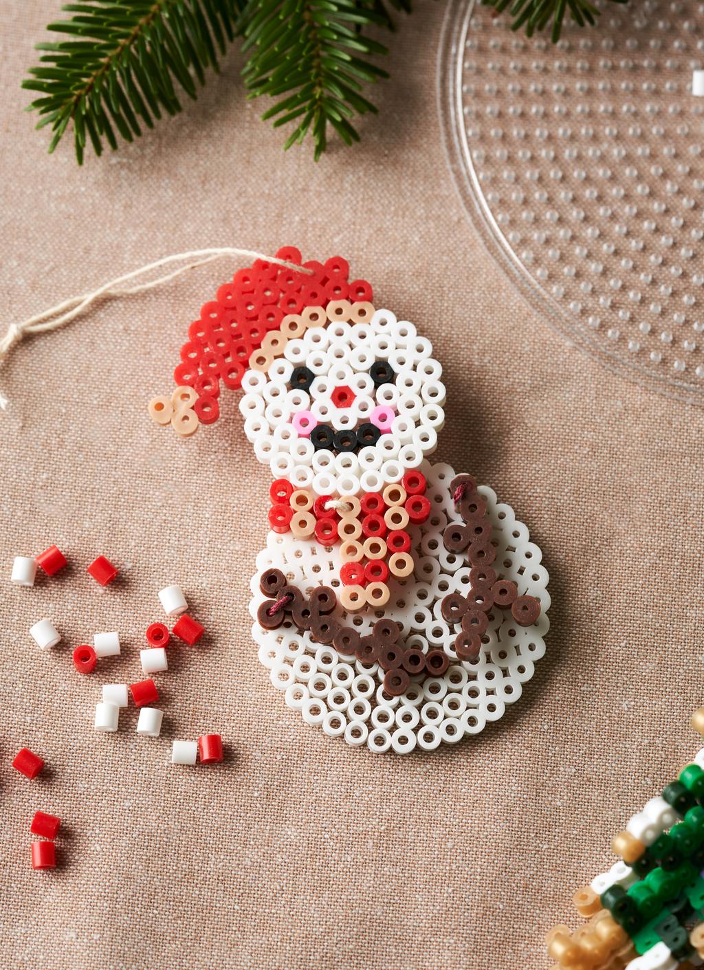 Kit Perles à Repasser O-Kinee – 4000 Perles, Planches, Papiers Et Accessoires – Motif Flocon De Neige – Cadeau DIY Enfant