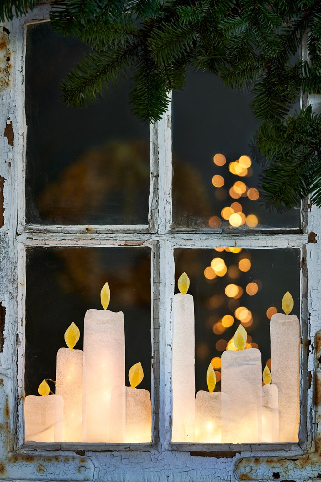 4 façons de décorer vos fenêtres pour Noël avec du papier | Søstrene Grene
