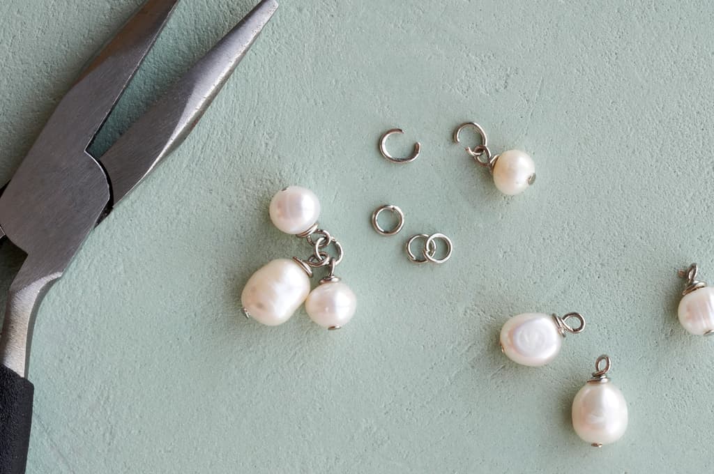 18 Perles D'Eau Douce Naturelles Rondes AAA - Semi-Percées Pour Bijoux DIY (Colliers, Bracelets, Boucles D'Oreilles)