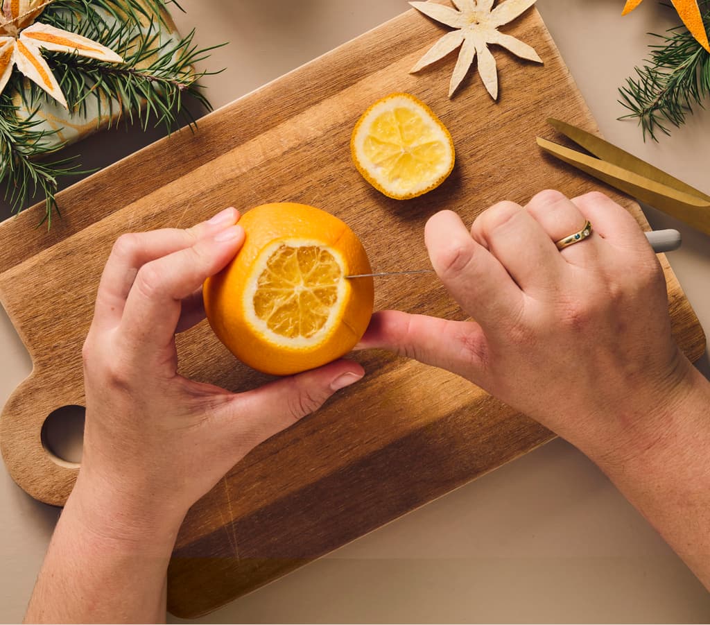 Deko aus getrockneten Orangen | DIY-Projekten