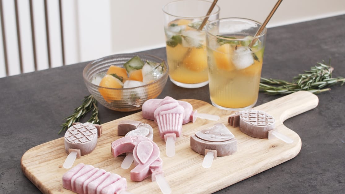 Hausgemachtes Bananeneis und Eiswürfel mit Geschmack | DIY-Projekten ...